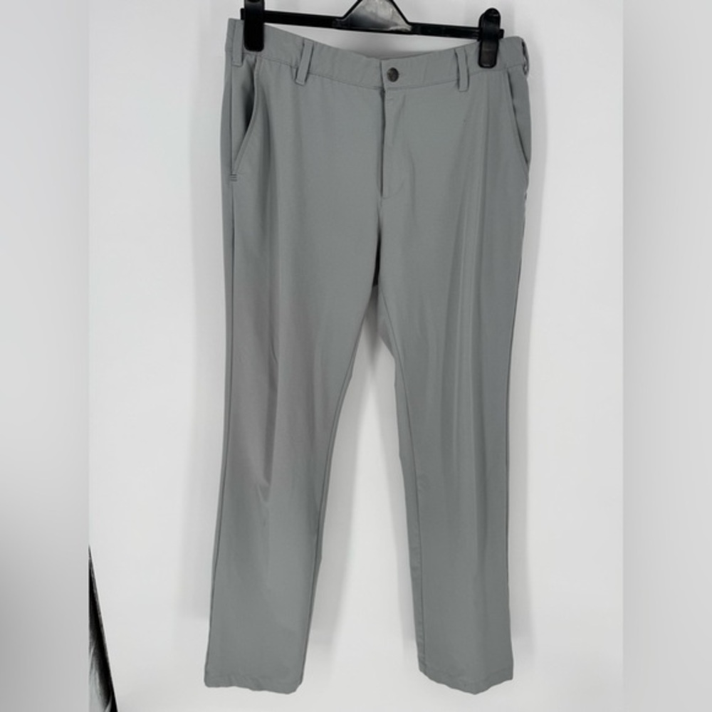 adidas men’s active leisure, activewear preppy golf Gray Chinos